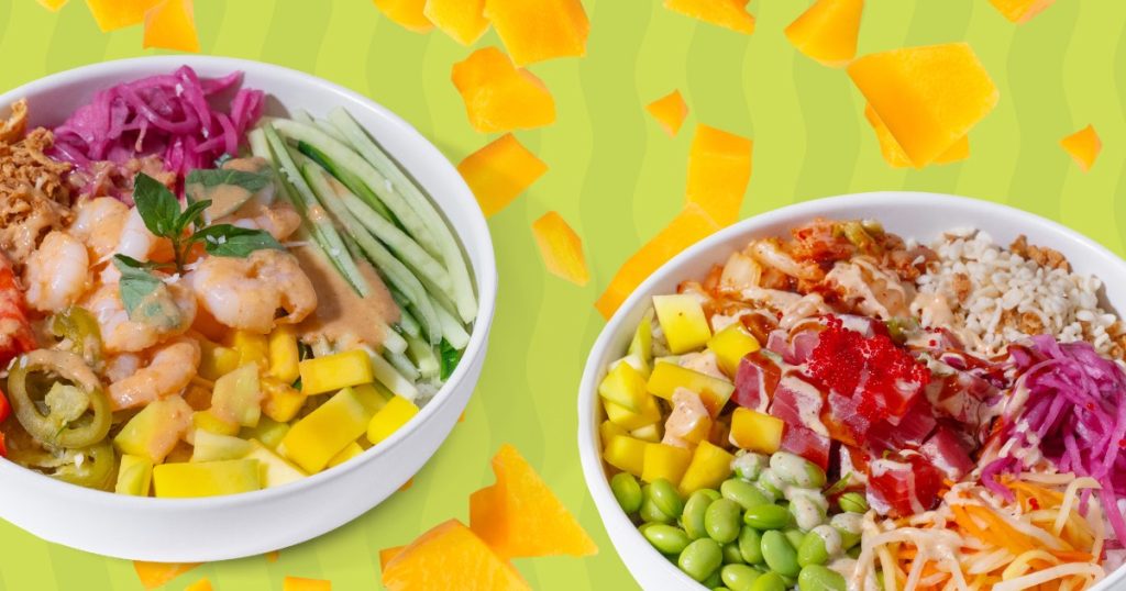 Mango in Poké Bowls