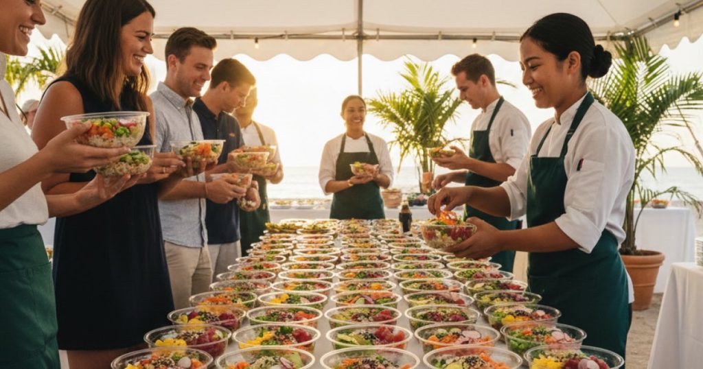poké catering for events
