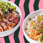 healthy fats in poke bowl