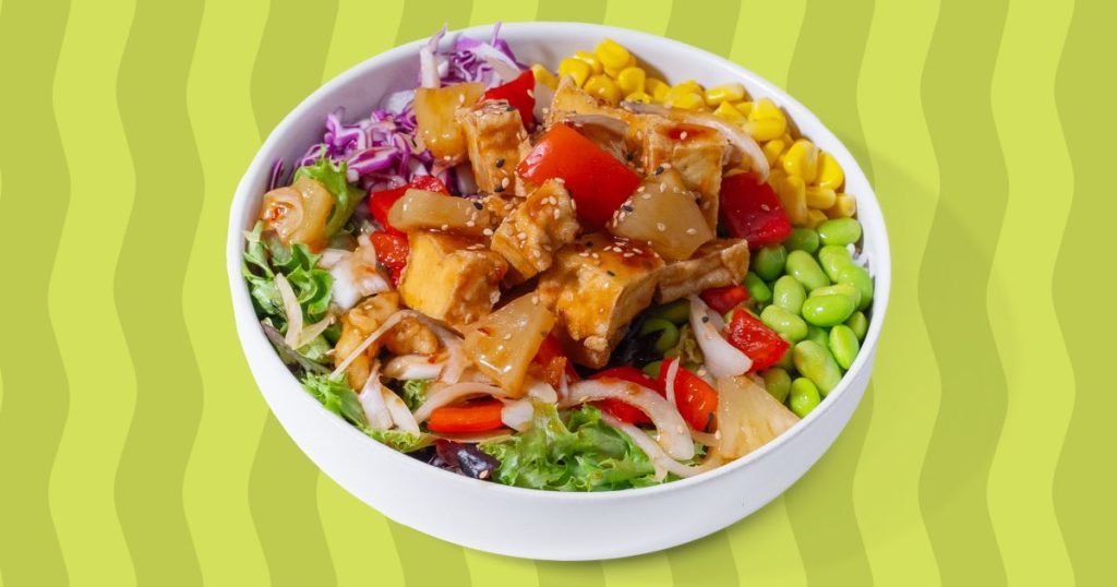 vegetarian poké Olu Olu