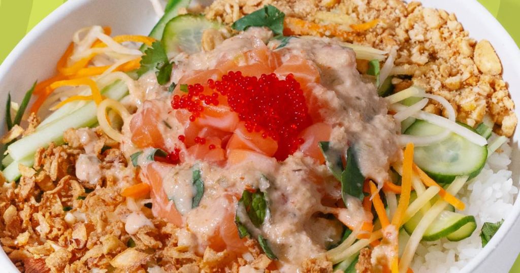 Plant-Based Healthy Fats in a Poke Bowl