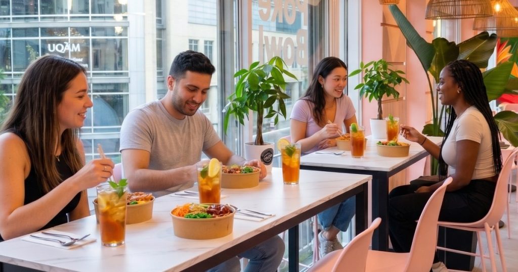 Downtown Montreal lunch spot