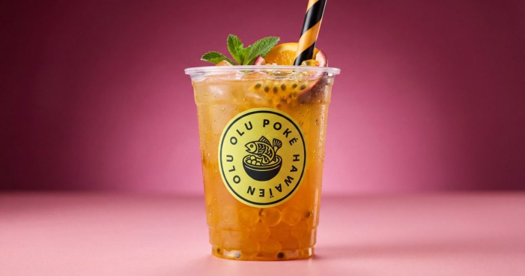 Boba Tea and Poke Bowl